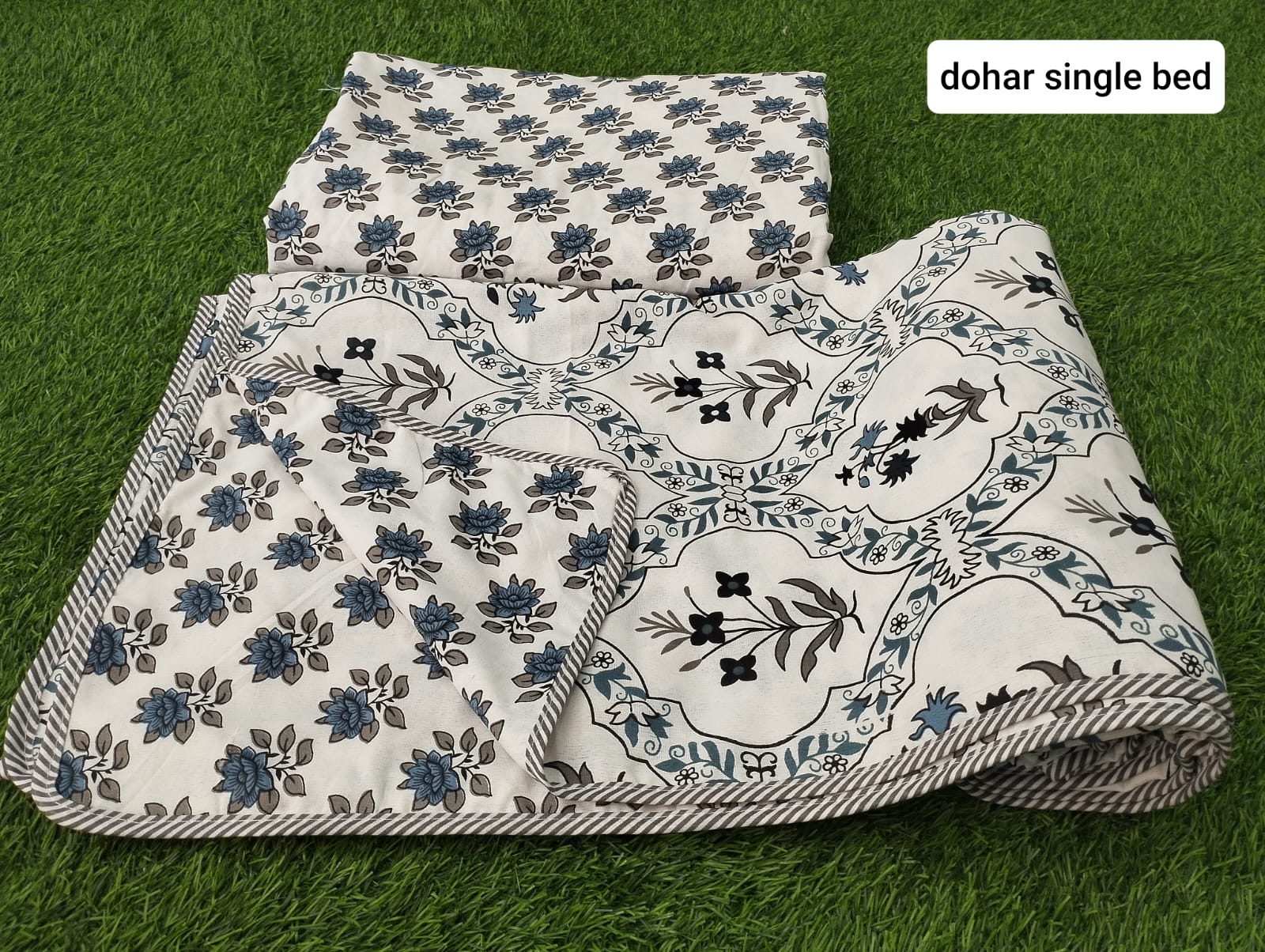 Soft Comfort Single Comforter, 200 GSM, Micro Polyester, White Frost